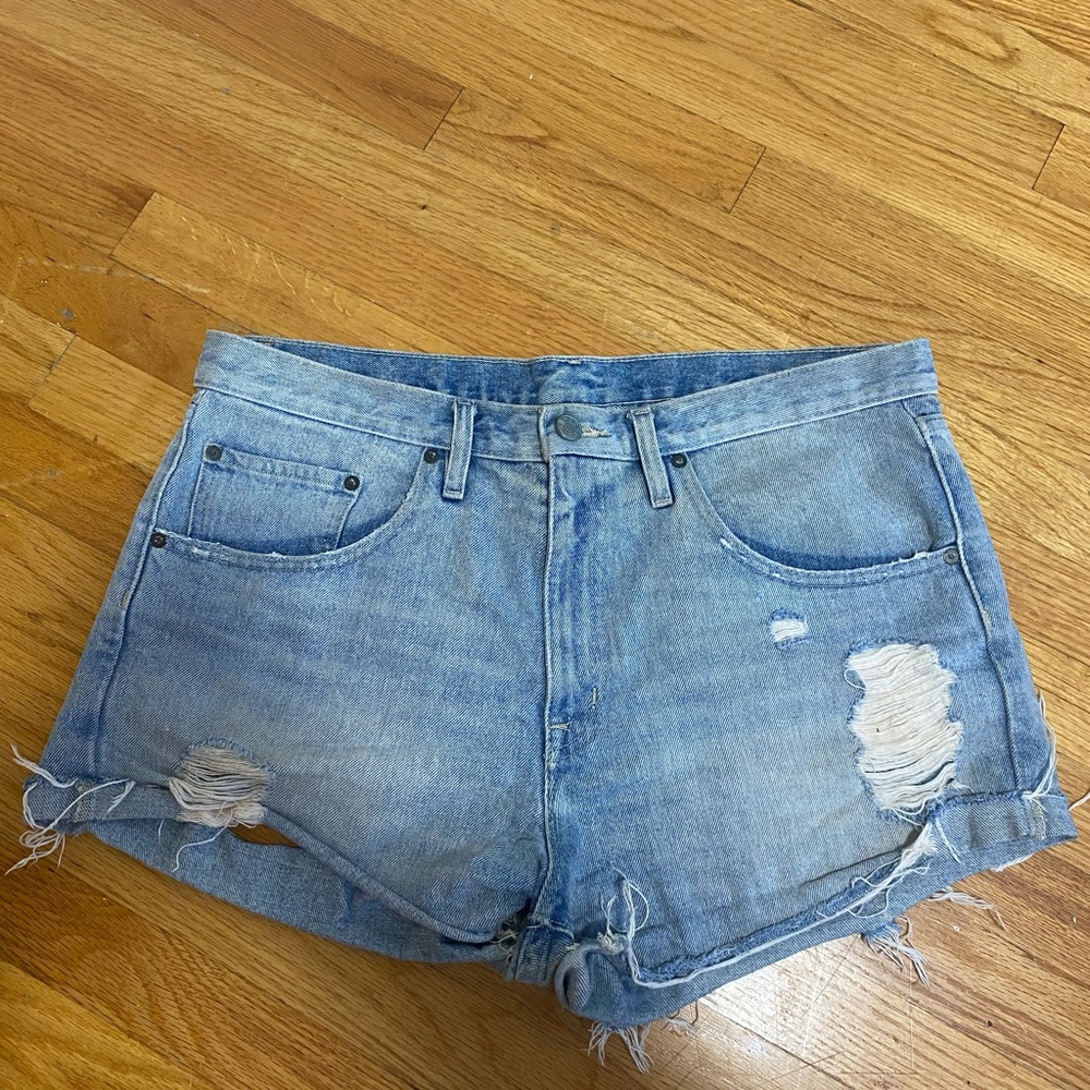 Denim shorts